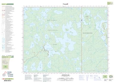 052L03 - CROWDUCK LAKE - Topographic Map