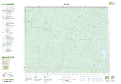 052M05 - NORTH EAGLE LAKE - Topographic Map