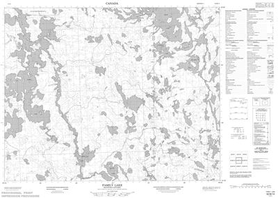 052M14 - FAMILY LAKE - Topographic Map