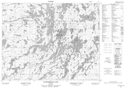 052N02 - CONFEDERATION LAKE - Topographic Map