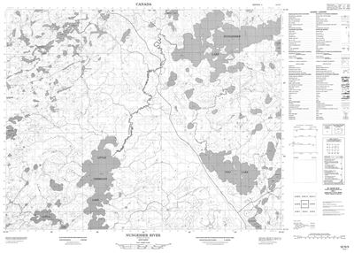 052N05 - NUNGESSER RIVER - Topographic Map