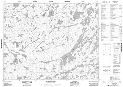 052N07 - SHABUMENI LAKE - Topographic Map