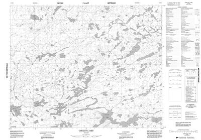 052N09 - CARILLON LAKE - Topographic Map