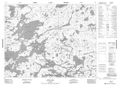 052O05 - ZIONZ LAKE - Topographic Map