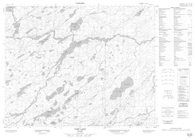 052O09 - TARP LAKE - Topographic Map