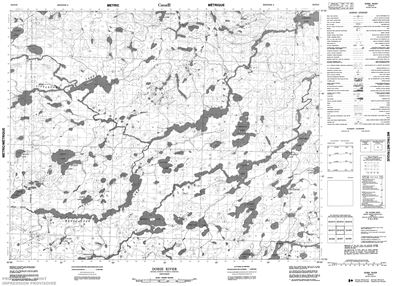 052O10 - DOBIE RIVER - Topographic Map