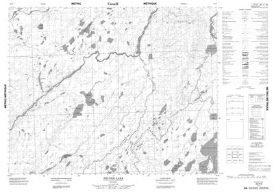 052P06 - PRUNER LAKE - Topographic Map