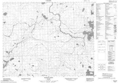 053A02 - PATTLE LAKE - Topographic Map