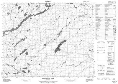 053A05 - NEAWAGANK LAKE - Topographic Map