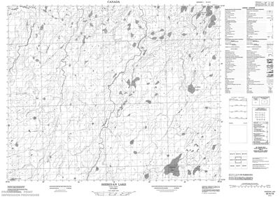 053A10 - SHERIDAN LAKE - Topographic Map