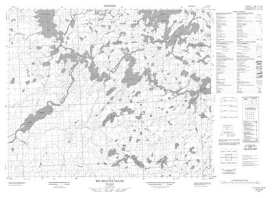 053A13 - BIG BEAVER HOUSE - Topographic Map