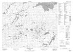053B05 - SHINBONE LAKE - Topographic Map