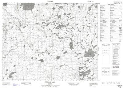 053B06 - STIRLAND LAKE - Topographic Map