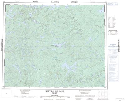 053C - NORTH SPIRIT LAKE - Topographic Map