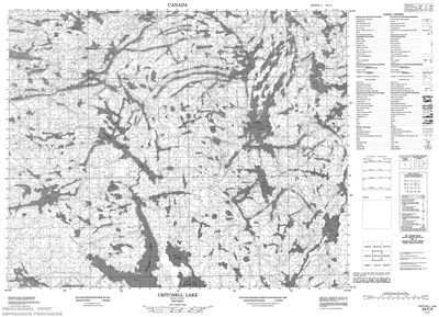 053C05 - CRITCHELL LAKE - Topographic Map