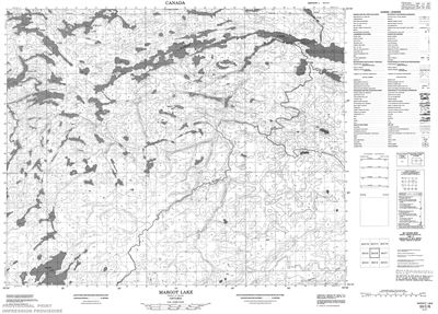 053C06 - MARGOT LAKE - Topographic Map