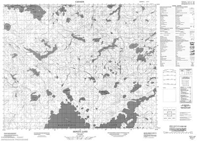 053C07 - HEWITT LAKE - Topographic Map