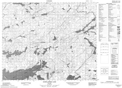 053C10 - NORTH SPIRIT LAKE - Topographic Map