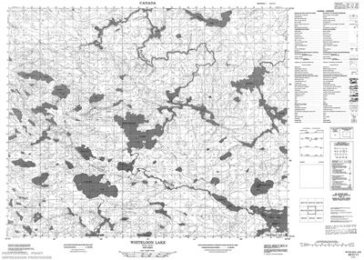 053C11 - WHITELOON LAKE - Topographic Map