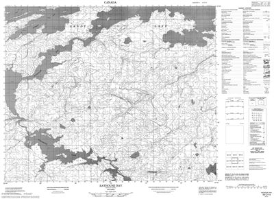 053C14 - RATHOUSE BAY - Topographic Map