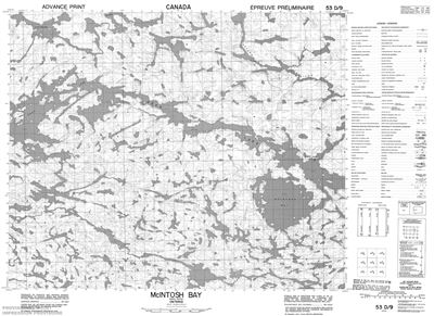 053D09 - MCINTOSH BAY - Topographic Map