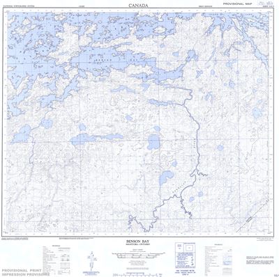 053E09 - BENSON BAY - Topographic Map