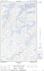 053E10W - WAPUS BAY - Topographic Map