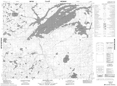 053E12 - BIGSTONE LAKE - Topographic Map