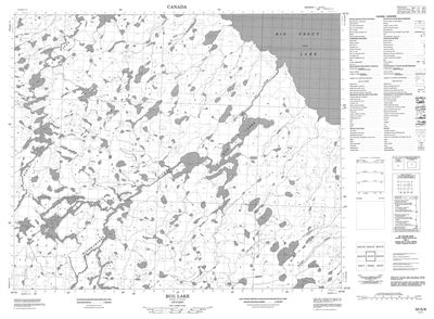 053G09 - BUG LAKE - Topographic Map