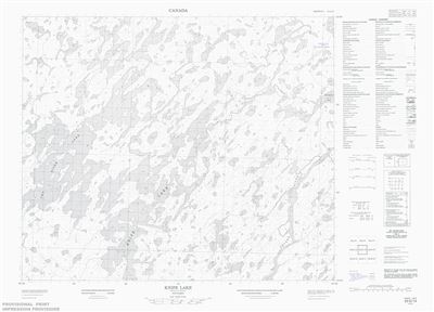 053G14 - TWO RIVER LAKE - Topographic Map