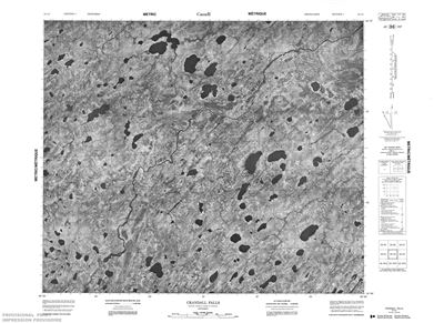 053I03 - CRANDALL FALLS - Topographic Map