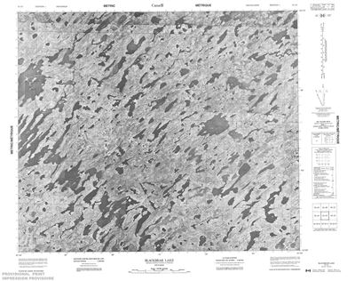 053J03 - BLACKBEAR LAKE - Topographic Map