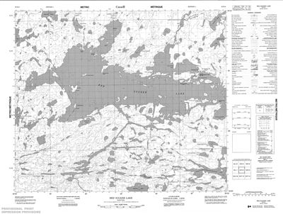 053K04 - RED SUCKER LAKE - Topographic Map