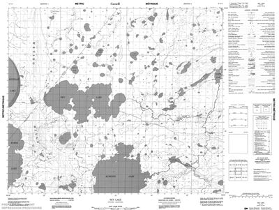 053K09 - NEY LAKE - Topographic Map