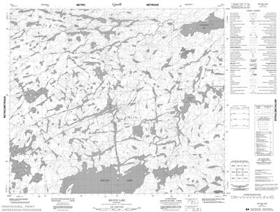 053L05 - BOLTON LAKE - Topographic Map