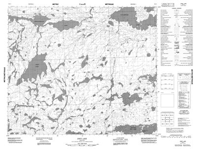 053L06 - JOINT LAKE - Topographic Map