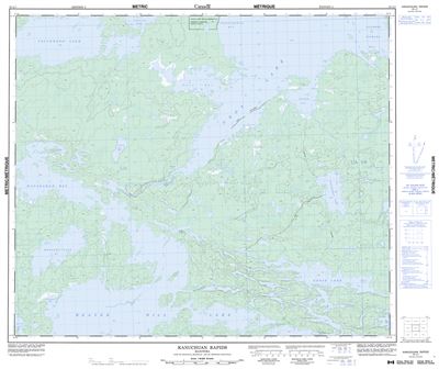 053L07 - KANUCHUAN RAPIDS - Topographic Map