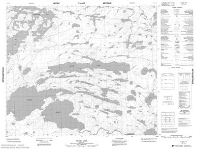 053L11 - MUNRO LAKE - Topographic Map