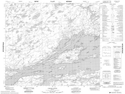 053L13 - CARGHILL ISLAND - Topographic Map