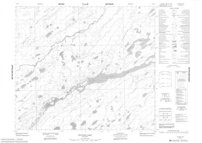 053M09 - STUPART LAKE - Topographic Map