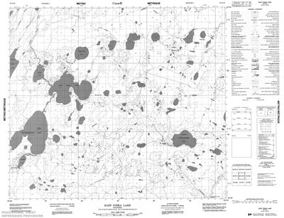 053N10 - EAST NISKA LAKE - Topographic Map