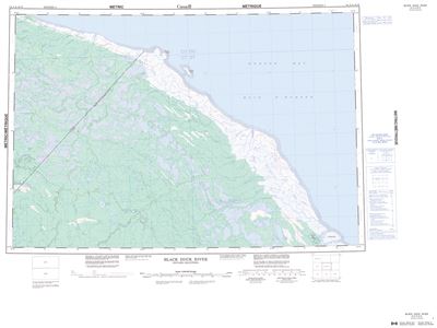 054A - BLACK DUCK RIVER - Topographic Map