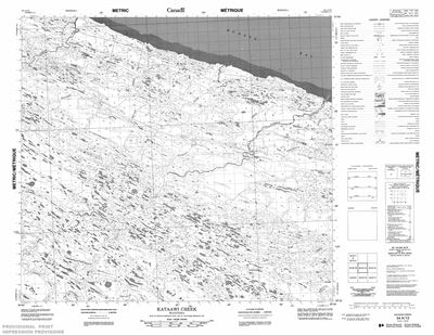 054A13 - KATAAWI CREEK - Topographic Map