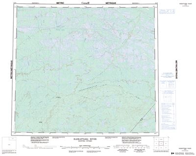 054B - KASKATTAMA RIVER - Topographic Map