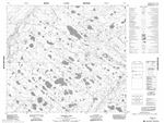 054B03 - BURGESS LAKE - Topographic Map