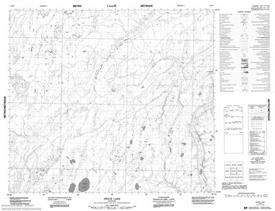054B04 - PRYOR LAKE - Topographic Map