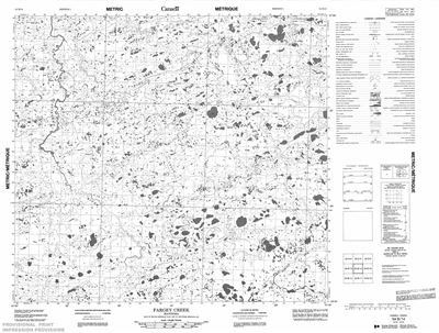 054B14 - FARGEY CREEK - Topographic Map