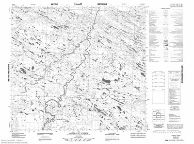 054B16 - COMEAULT CREEK - Topographic Map