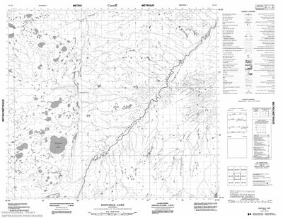 054C06 - BASTABLE LAKE - Topographic Map