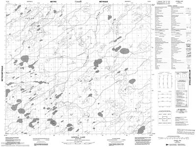 054D01 - LENORA LAKE - Topographic Map